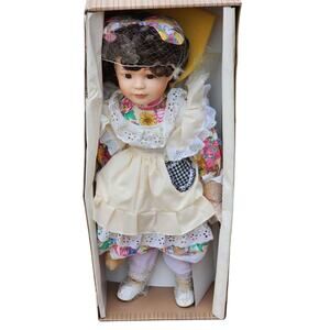 Vintage Collectible, Limit Porcelain Doll By Artmark Debutante Rowena WithCOA